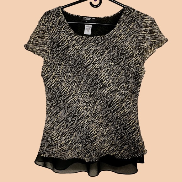 Jones New York Collection Layered Silk Blouse 2X Host Pick💕 - Picture 3 of 9